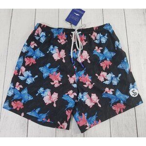 Uzzi Amphibious Gear Lined Elastic Waist Swim Trunks Size Large